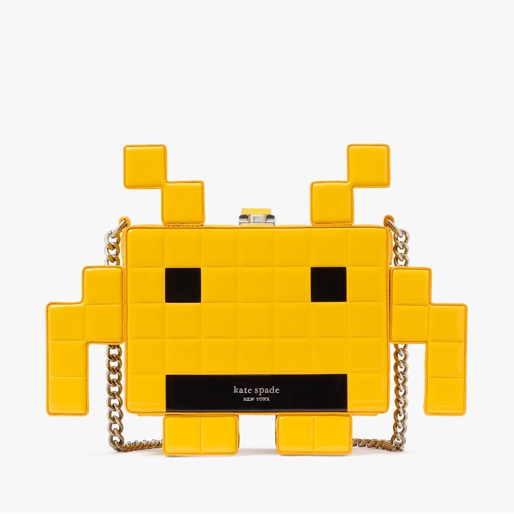 Kate Spade Space Invaders X Kate Spade New York Patent 3d Alien Crossbody